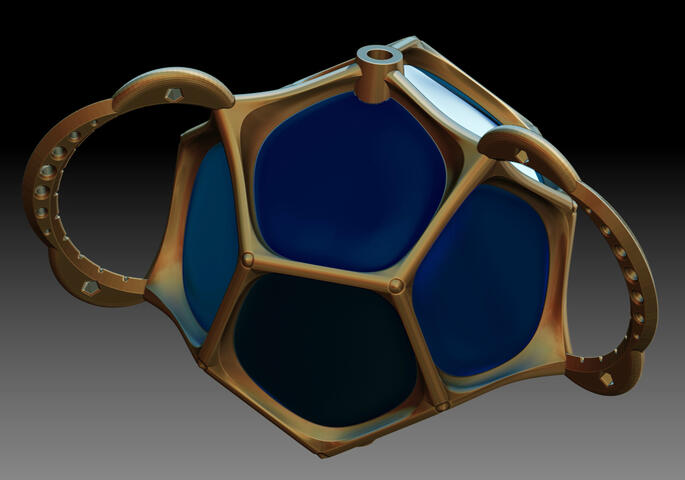 Luxon Beacon prop portrayal for Critical Role cosplay