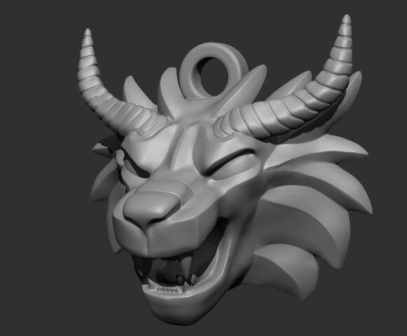 Manticore Pendant replica for Witcher cosplay
